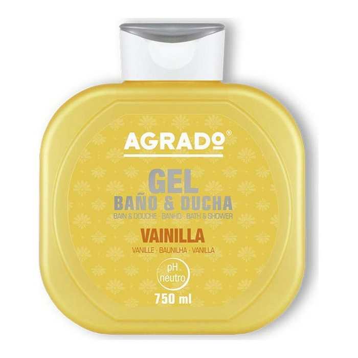 Agrado Gel Baño y Ducha Vainilla 750 ml