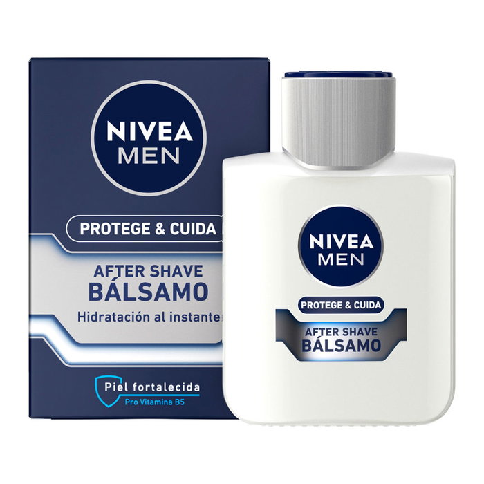 Nivea Men Protege & Cuidas Bálsamo Hidratante After Shave para Todo Tipo de Piel, 100 ml