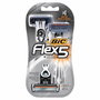 BIC Flex 5 Cuchillas de Afeitar con 5 Hojas y Banda Lubricante (Aloe Vera, Vitamina E) - Paquete de 3 Unidades