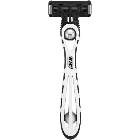 Bic Cuchilla de Afeitar Flex 5, 3 uds. con 5 hojas NANO-TECH y banda lubricante con Aloe Vera. N.º artículo 949093