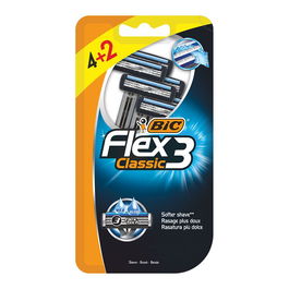 Bic Maquinilla Afeitar Flex 3 Classic Blister 4 + 2 uds