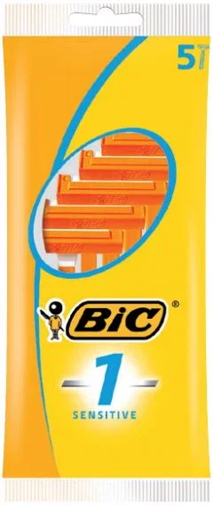 Bic Maquinilla de Afeitar BIC Sensitive 1 Naranja, 1 Cuchilla, para Piel Sensible, Uso Mojado/Seco, 5 Unidades Bic Maquinilla de Afeitar BIC Sensitive 1 Naranja, 1 Cuchilla, para Piel Sensible, Uso Mojado/Seco, 5 Unidades