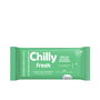 Chilly FRESH Toallitas Íntimas Refrescantes con Mentol Natural, Higiene Óptima y Biodegradables, 12 Unidades