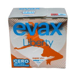 Evax Liberty compresas super alas 10 u