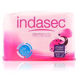 Indasec DERMOSEDA GOOD NIGHT Compresa Incontinencia Maxi 12 Unidades Mujer