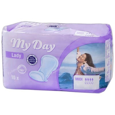 My Day Compresas de Incontinencia Midi 10 u My Day Compresas de Incontinencia Midi 10 u