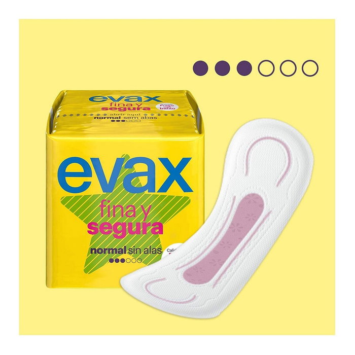 Evax Fina y Segura Compresas Normal 16 u Evax Fina y Segura Compresas Normal 16 u