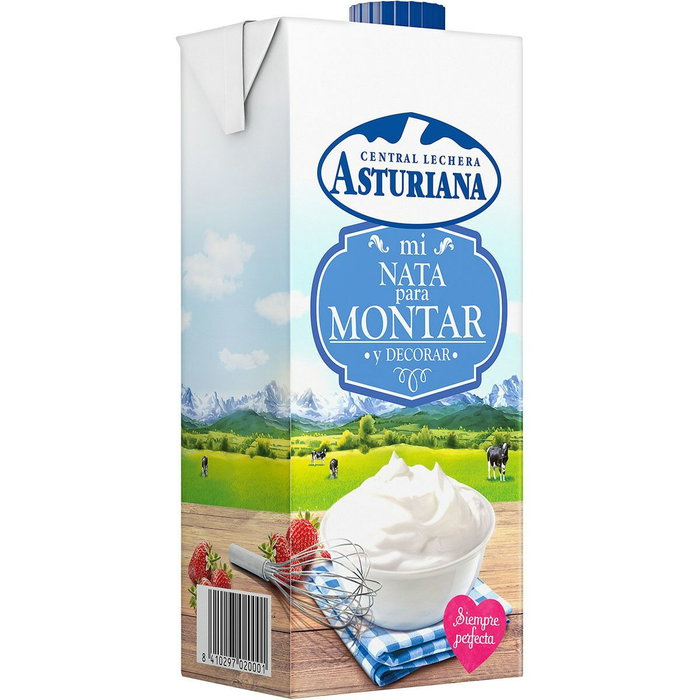 Nata para montar Central Lechera Asturiana 1 L Nata para montar Central Lechera Asturiana 1 L