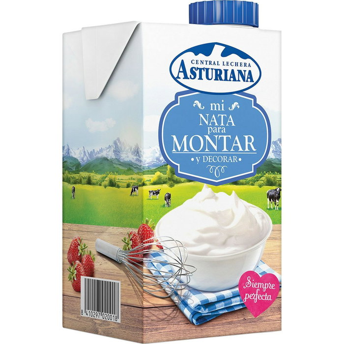 Nata para montar Central Lechera Asturiana 500 ml Nata para montar Central Lechera Asturiana 500 ml