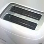 Haeger Geminy 7 Tostadora 2 Rebanadas, 900W, 7 Niveles de Tostado, Bandeja para Migajas Extraíble, Color Blanco