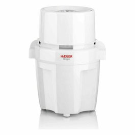 Haeger Picadora 500W con cuchilla de acero inoxidable, capacidad 200g, incluye espátula y pies antideslizantes
