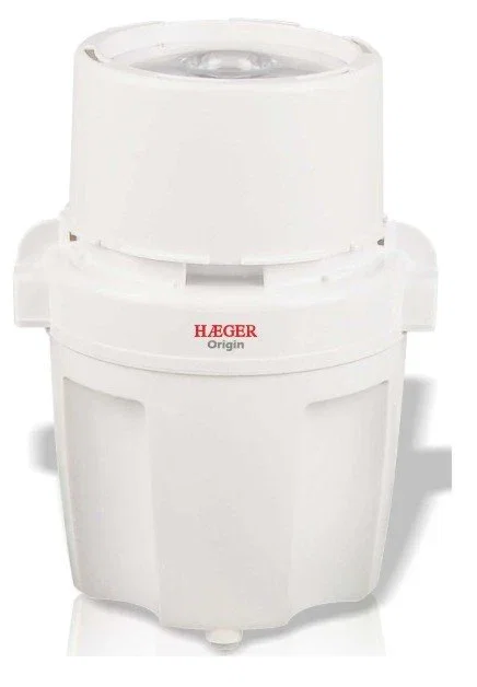 Haeger Picadora Eléctrica de Alimentos CH-50S.003A, 500W, Capacidad 200g, Cuchilla Acero Inoxidable, Pies Antideslizantes, Blanca