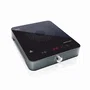 Haeger HP-IND.002A - Placa de Inducción de Encimera Portátil, 1 Zona, 2000W, 10 Niveles, Negro/Gris, Temporizador 180min, Control Táctil