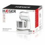Haeger Max Mixer Pro Batidora de Repostería 500W con Bol de Acero Inox 3L