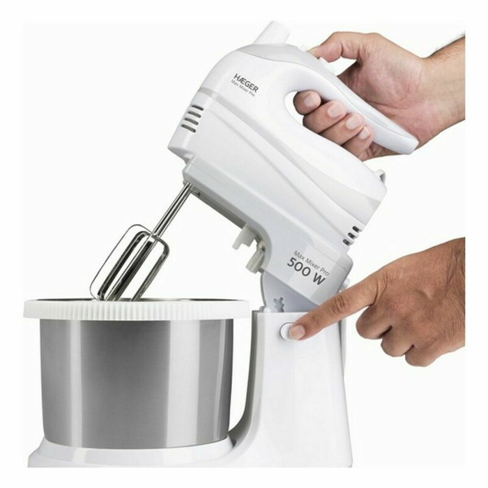 Haeger Max Mixer Pro Batidora de Repostería 500W con Bol de Acero Inox 3L Haeger Max Mixer Pro Batidora de Repostería 500W con Bol de Acero Inox 3L