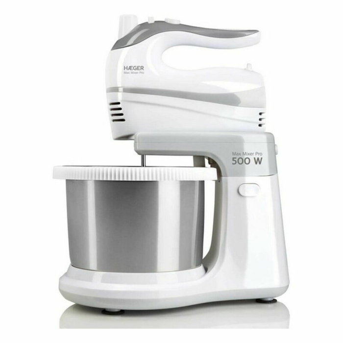 Haeger Max Mixer Pro Batidora de Repostería 500W con Bol de Acero Inox 3L Haeger Max Mixer Pro Batidora de Repostería 500W con Bol de Acero Inox 3L