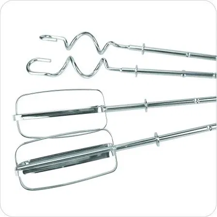 BATIDORA REPOSTERIA HAEGER MAX MIXER PRO 500W - 5 VELOCIDADES + TURBO - 2 VARILLAS BATIDORAS - 2 VARILLAS AMASADORAS - BOL ACERO INOX. 3L