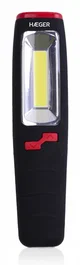 Haeger FL-LED.003A Linterna LED Negro, 3W, 7 LEDs, Alimentación por 3xAA, con Gancho e Imán, Linterna Universal