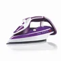 Haeger Pro Glider 2600 Plancha Vapor-Seco 2600 W Suela de Cerámica - Violeta, Blanco