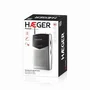 Haeger PR-BIB.006A - Radio Portátil Analógica AM/FM con Antena Telescópica, Salida para Auriculares y Alimentación por Pilas AA, Color Negro y Plata