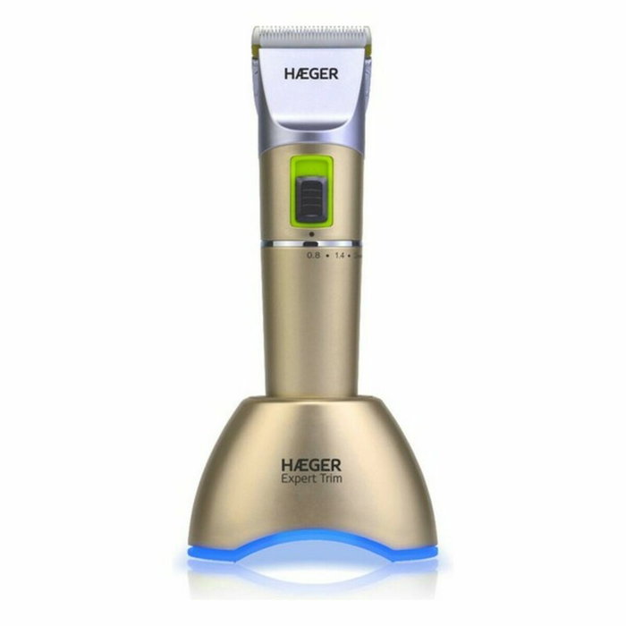 Haeger Expert Trim Cortapelos sin cables con láminas de cerámica y titanio Haeger Expert Trim Cortapelos sin cables con láminas de cerámica y titanio