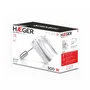 Haeger MAX MIXER Batidora de Mano 500 W, 5 Velocidades + Función Turbo, Blanca, Incluye 2 Varillas Batidoras y 2 Varillas Amasadoras