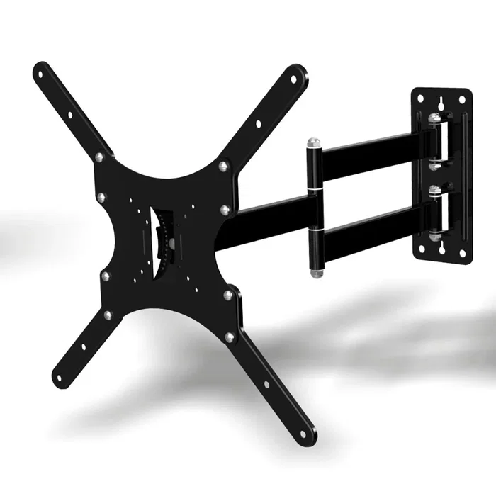 Haeger WB-T50.017A Soporte de Pared para TV de 23 a 50 Pulgadas con Inclinación y Giro, Hasta 25 kg, Negro