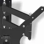 Haeger WB-T50.017A Soporte de Pared para TV de 23 a 50 Pulgadas con Inclinación y Giro, Hasta 25 kg, Negro