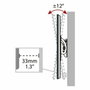 Haeger WB-T27.020A Soporte de pared para TV 13-27 pulgadas Negro