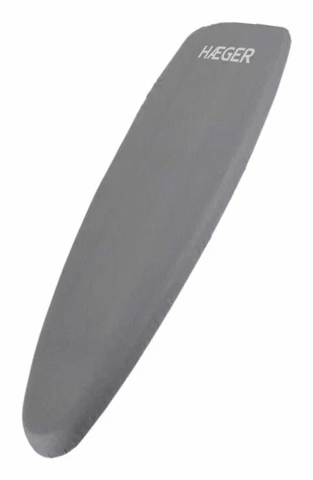 Haeger IC-BAS.001A Funda Acolchada para Tabla de Planchar Gris Monocromo, 125 x 43 cm