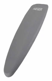Haeger IC-BAS.001A Funda Acolchada para Tabla de Planchar Gris Monocromo, 125 x 43 cm