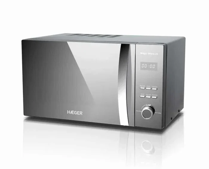 Haeger MW-80B.008A Microondas de Encimera 26 L Plata Haeger MW-80B.008A Microondas de Encimera 26 L Plata
