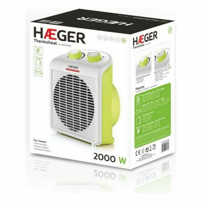 Calefactor Haeger FH-200.010A 2000 W Multicolor Calefactor Haeger FH-200.010A 2000 W Multicolor