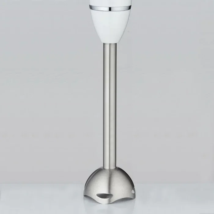 Haeger Batidora de Inmersión HB-400.021A 400 W 2 Velocidades, Acero Inoxidable y Titanio, Color Plata y Blanco