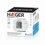 Haeger TM-WRI.004A Tensiometro Digital de Muñeca Automático, para 2 Usuarios con 60 Memorias, Blanco