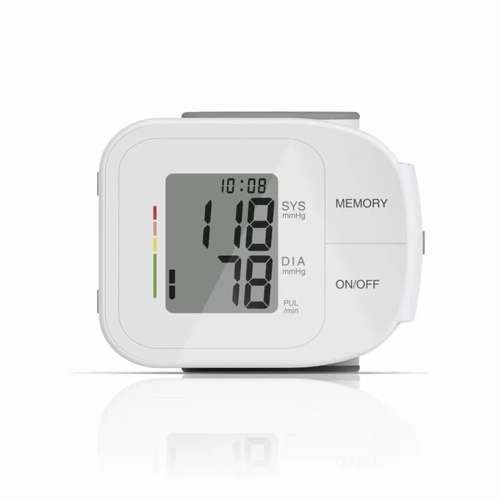 Haeger TM-WRI.004A Tensiometro Digital de Muñeca Automático, para 2 Usuarios con 60 Memorias, Blanco