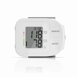 Haeger TM-WRI.004A Tensiometro Digital de Muñeca Automático, para 2 Usuarios con 60 Memorias, Blanco