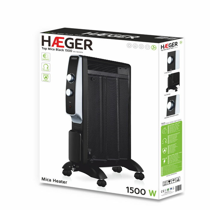 HAEGER TOP MICA Calefactor eléctrico MH-15B.007A Blanco