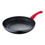 San Ignacio Sartén Toledo ø28 cm Aluminio Forjado Inducción Antiadherente Marmolado Mango Rojo