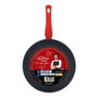 San Ignacio Sartén Toledo ø28 cm Aluminio Forjado Inducción Antiadherente Marmolado Mango Rojo