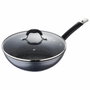 Masterpro Wok de aluminio forjado Home Edition con tapa Ø28 x 8 cm