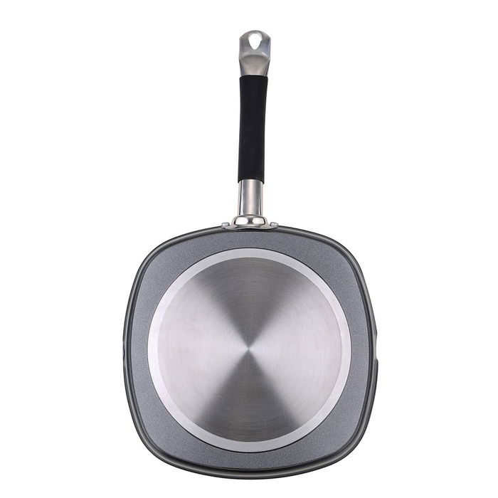 Masterpro Sartén Asador Home Edition BGMP-3287-BK ø28x28x4.5 cm Aluminio Forjado Antiadherente