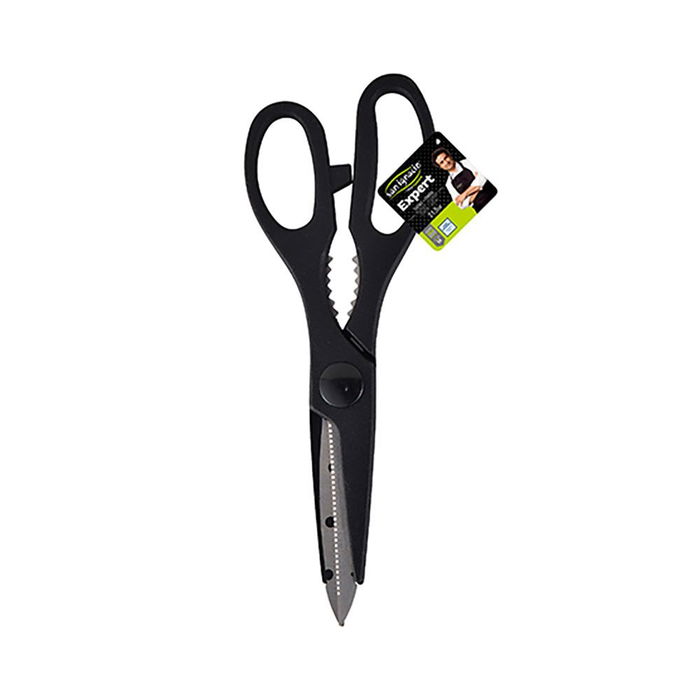 San Ignacio Tijeras de Cocina Expert SG-72816 Acero Inoxidable 21.5 cm Multiusos Aptas Lavavajillas