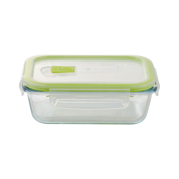 San Ignacio SG-4701 Fiambrera Hermética Rectangular Borosilicato Expert 640 ml 16.9 x 12.3 x 5.3 cm