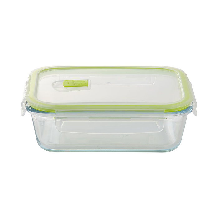 San Ignacio SG-4702 Fiambrera Hermética Rectangular Borosilicato Expert 1040 ml 19.6x14.5x6 cm