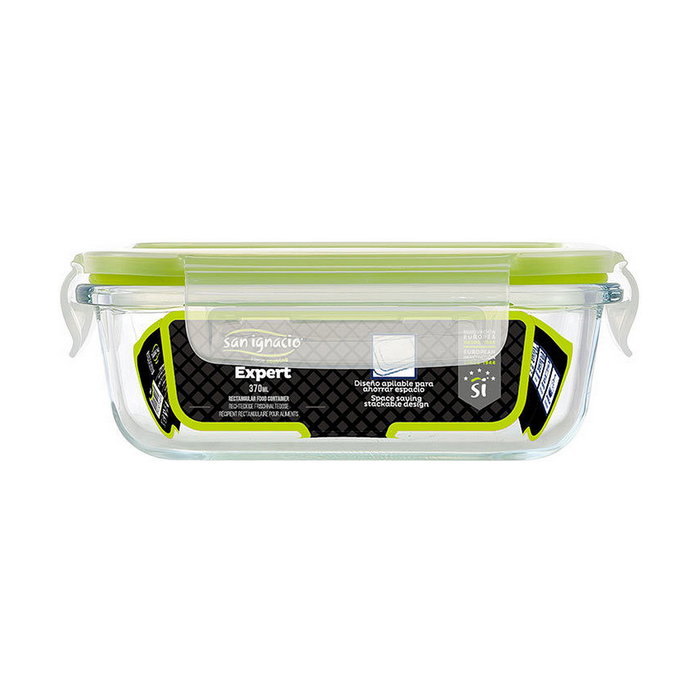 San Ignacio Fiambrera hermética rectangular Expert 370 ml San Ignacio Fiambrera hermética rectangular Expert 370 ml