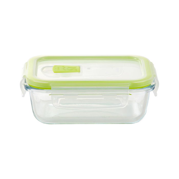 San Ignacio SG-4700 Fiambrera Hermética Rectangular Borosilicato Expert 370 ml