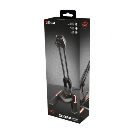 Trust Micrófono Para Gaming Gxt210 Sobremesa Usb Negro