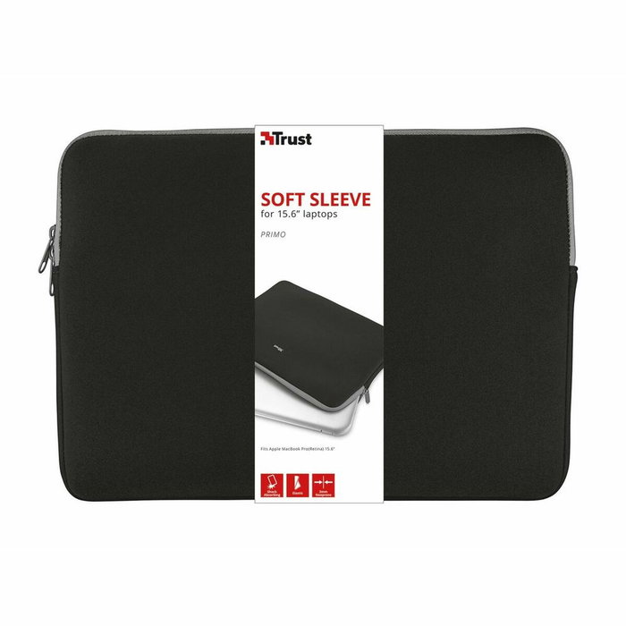 Trust Primo Funda para Portátiles hasta 15.6 pulgadas Negra