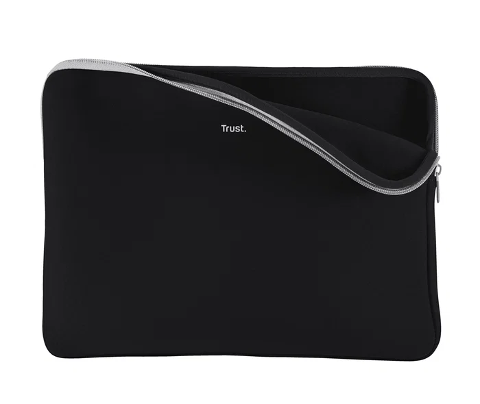 Trust 21248 Funda de neopreno viscoelástico para portátil, ultrabook o Macbook hasta 15.6 pulgadas (39.6 cm) - Negro - Protectora contra golpes y arañazos